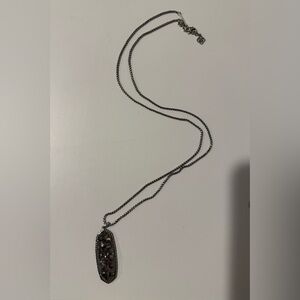 Kendra Scott Silver Pendant Necklace